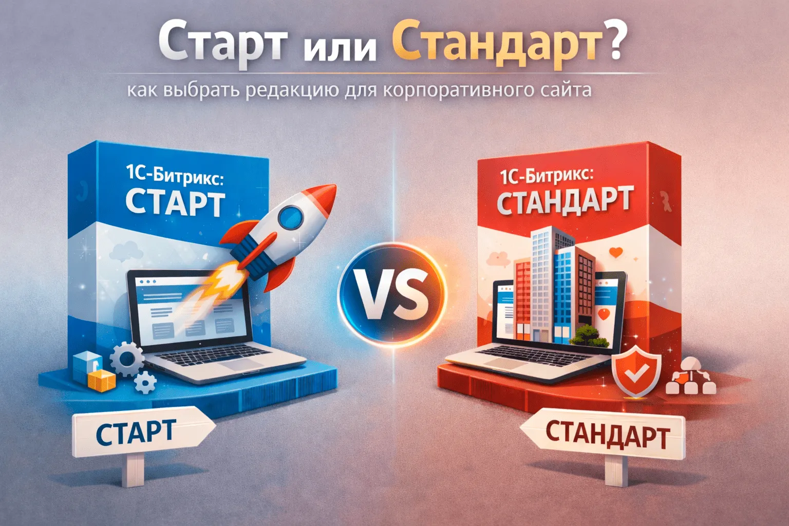 Старт или Стандарт: как выбрать редакцию для корпоративного сайта в Саранске